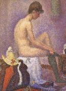 Georges Seurat The Post of Woman oil painting reproduction